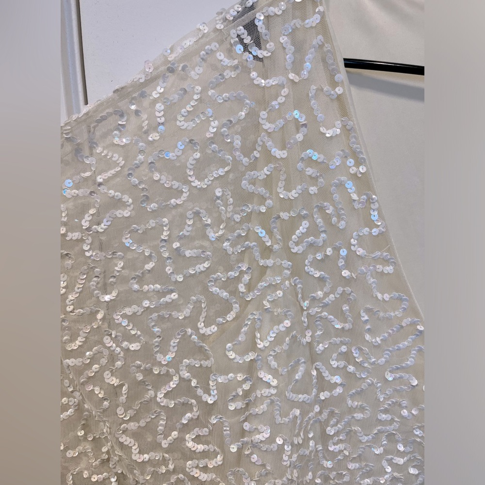 Maya Plus Delicate Sequin Wrap Midi Pencil Dress - image 7